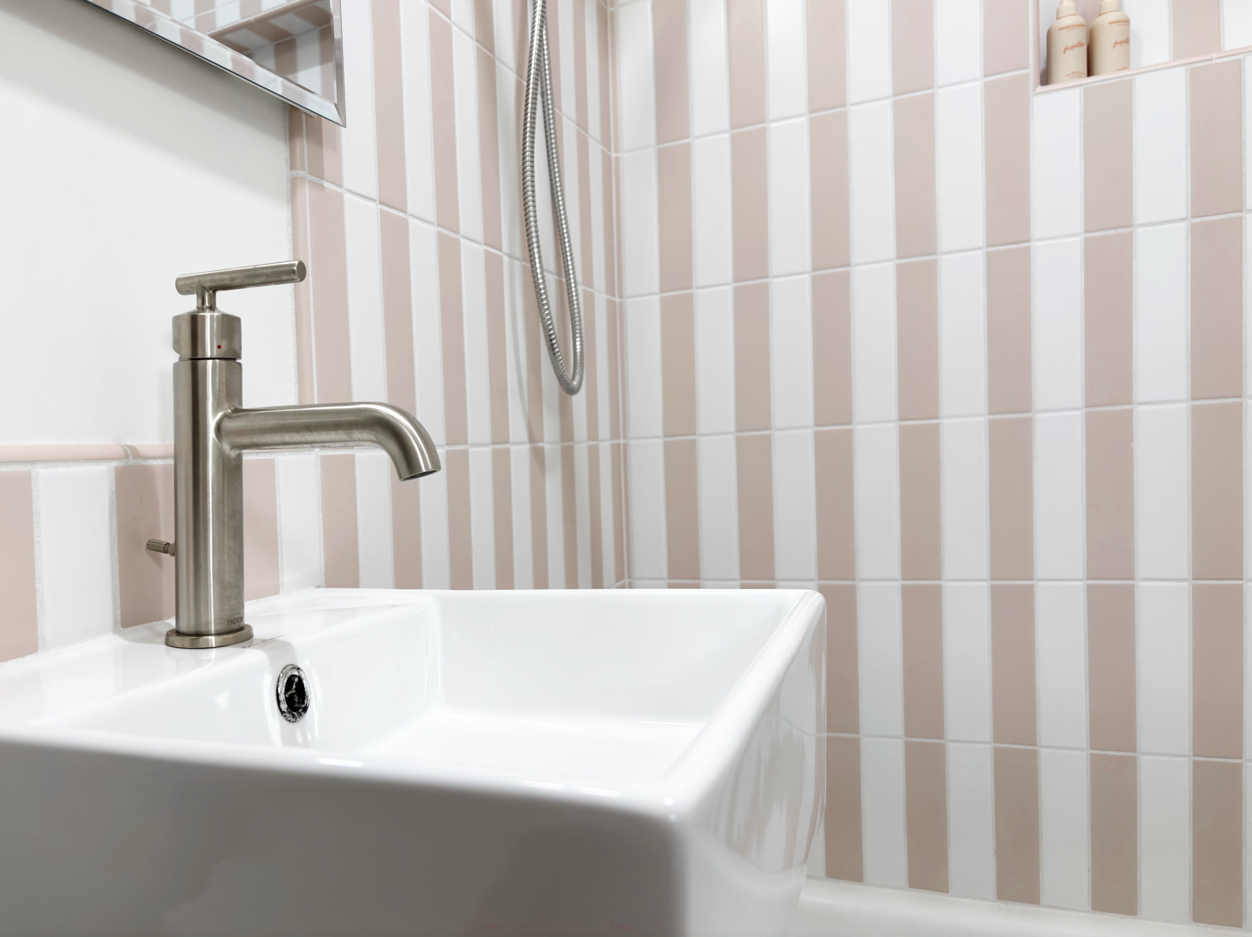 Bathroom sink area