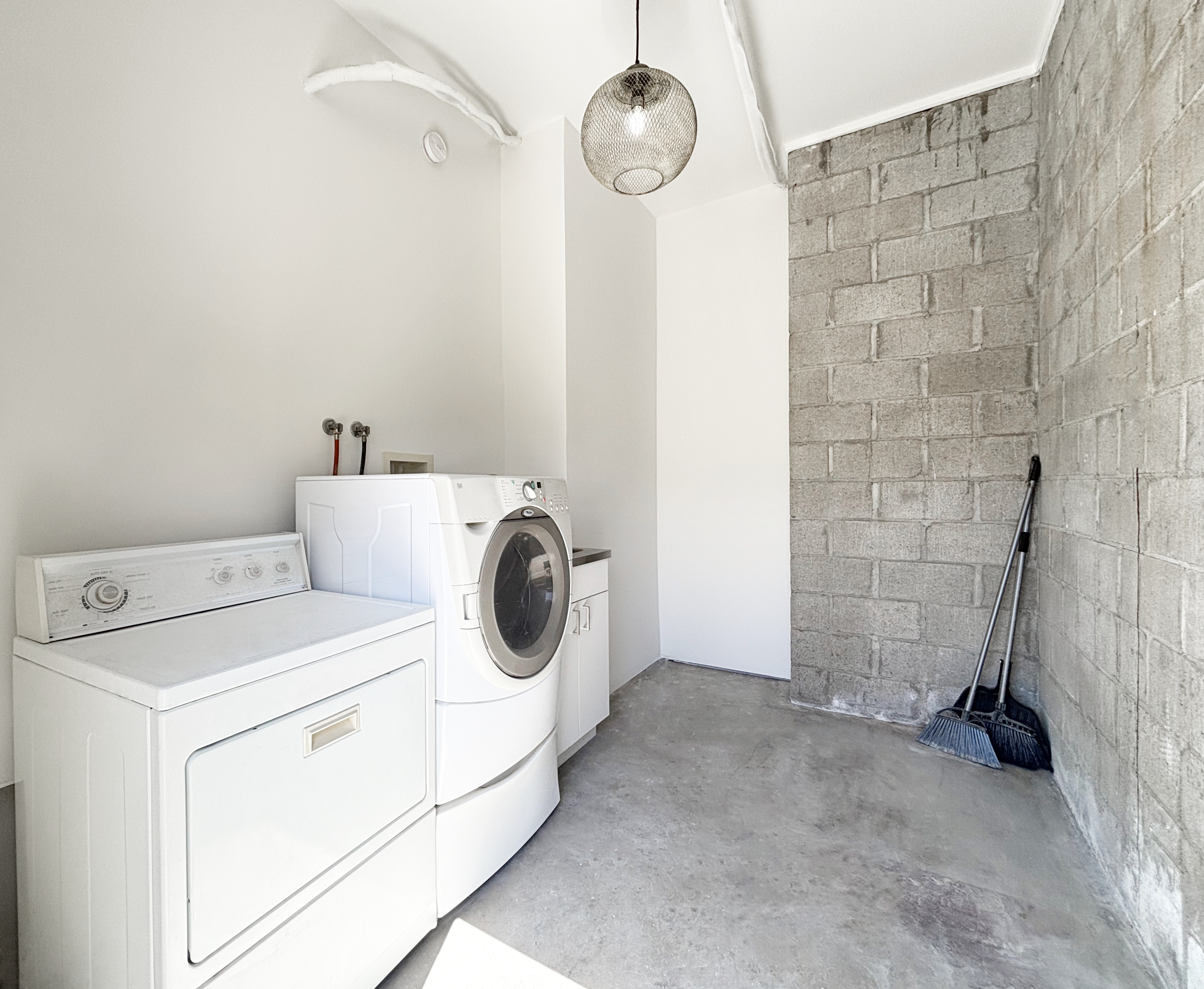 Private laundry room